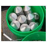 Lot of (3 Pails) Aluminum Parts Lot of (3 Pails) Aluminum Parts