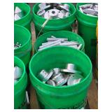 Lot of (3 Pails) Aluminum Parts Lot of (3 Pails) Aluminum Parts