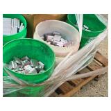 Lot of (3 Pails) Aluminum Parts Lot of (3 Pails) Aluminum Parts