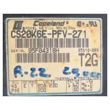 Lot of (1 Pallet) Copeland Cooling System CS20K6E-PFV-271 Lot of (1 Pallet) Copeland Cooling System CS20K6E-PFV-271