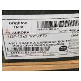 Lot of (1/2 Pallet) Misc Hardwares - Carriage Bolts, Hex Cap Screws, Hand Wheel Nuts Lot of (1/2 Pallet) Misc Hardwares - Carriage Bolts, Hex Cap Screws, Hand Wheel Nuts