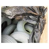 Lot of (20) Pitching Machine Tires 8-1/2" O.D. x 4" I.D. Lot of (20) Pitching Machine Tires 8-1/2" O.D. x 4" I.D.