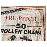 Lot of (2) Tru-Pitch 50 Roller Chains