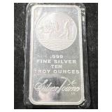 10 TROY OZ .999 FINE SILVER SILVERTOWNE BAR SEALED