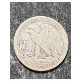 1916-D (OBV) US WALKING LIBERTY HALF DOLLAR