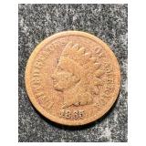 1865 US INDIAN HEAD CENT