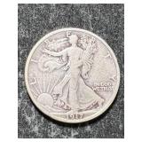 1917 US WALKING LIBERTY HALF DOLLAR