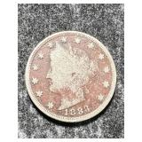 1883 W/CENTS US V NICKEL