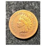 1866 US INDIAN HEAD CENT