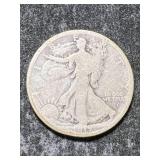 1917-D (OBV) US WALKING LIBERTY HALF DOLLAR