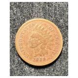 1869 US INDIAN HEAD CENT