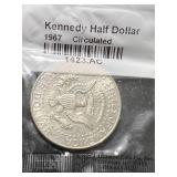 1967 US KENNEDY HALF DOLLAR