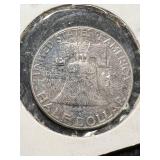 1951 US FRANKLIN HALF DOLLAR AU