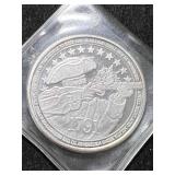 1 TROY OZ .999 FINE SILVER BILL OF RIGHTS ROUND