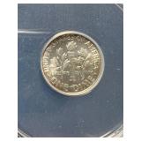 1952 US PROOF ROOSEVELT DIME ANACS PF67
