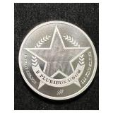 1 TROY OZ .999 FINE SILVER LIBERTY ROUND