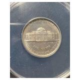 1950 US PROOF JEFFERSON NICKEL ANACS PF64