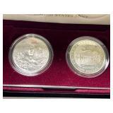 DOLLY MADISON COMMEM SILVER DOLLARS IN ORIGINAL BOX