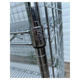 MSRP $1800 Like New High Quality Heavy Duty Technibilt Shelving System TSS 6 Tier Stainless Steel Chrome Finish NSF Wire Storage Cart Truck With Locking Casters & Bumper Guards 80"x48"x24" *Up to  MSRP $1800 Like New High Quality Heavy Duty Technibilt Shelving System TSS 6 Tier Stainless Steel Chrome Finish NSF Wire Storage Cart Truck With Locking Casters & Bumper Guards 80"x48"x24" *Up to