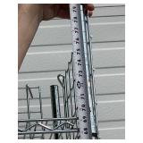 MSRP $1800 Like New High Quality Heavy Duty Technibilt Shelving System TSS 6 Tier Stainless Steel Chrome Finish NSF Wire Storage Cart Truck With Locking Casters & Bumper Guards 80"x48"x24" *Up to  MSRP $1800 Like New High Quality Heavy Duty Technibilt Shelving System TSS 6 Tier Stainless Steel Chrome Finish NSF Wire Storage Cart Truck With Locking Casters & Bumper Guards 80"x48"x24" *Up to