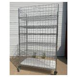 MSRP $1800 Like New High Quality Heavy Duty Technibilt Shelving System TSS 6 Tier Stainless Steel Chrome Finish NSF Wire Storage Cart Truck With Locking Casters & Bumper Guards 80"x48"x24" *Up to  MSRP $1800 Like New High Quality Heavy Duty Technibilt Shelving System TSS 6 Tier Stainless Steel Chrome Finish NSF Wire Storage Cart Truck With Locking Casters & Bumper Guards 80"x48"x24" *Up to