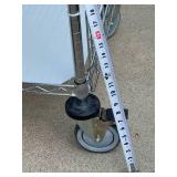 MSRP $1800 Like New High Quality Heavy Duty Technibilt Shelving System TSS 5 Tier Stainless Steel Chrome Finish NSF Wire Storage Cart Truck With Locking Casters & Bumper Guards 80"x48"x24" *Up to  MSRP $1800 Like New High Quality Heavy Duty Technibilt Shelving System TSS 5 Tier Stainless Steel Chrome Finish NSF Wire Storage Cart Truck With Locking Casters & Bumper Guards 80"x48"x24" *Up to