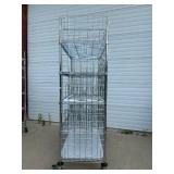 MSRP $1800 Like New High Quality Heavy Duty Technibilt Shelving System TSS 5 Tier Stainless Steel Chrome Finish NSF Wire Storage Cart Truck -Locking Casters & Bumper Guards 80"x48"x24" *Up to 850  MSRP $1800 Like New High Quality Heavy Duty Technibilt Shelving System TSS 5 Tier Stainless Steel Chrome Finish NSF Wire Storage Cart Truck -Locking Casters & Bumper Guards 80"x48"x24" *Up to 850