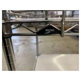 MSRP $2000 Like New High Quality Heavy Duty InterMetro Super Erecta Shelving System 4 Tier Stainless Steel Chrome Finish NSF Wire Storage Cart Truck With Locking Casters & Bumper Guards 80"x72"x24 MSRP $2000 Like New High Quality Heavy Duty InterMetro Super Erecta Shelving System 4 Tier Stainless Steel Chrome Finish NSF Wire Storage Cart Truck With Locking Casters & Bumper Guards 80"x72"x24