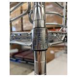 MSRP $2000 Like New High Quality Heavy Duty InterMetro Super Erecta Shelving System 4 Tier Stainless Steel Chrome Finish NSF Wire Storage Cart Truck With Locking Casters & Bumper Guards 80"x72"x24 MSRP $2000 Like New High Quality Heavy Duty InterMetro Super Erecta Shelving System 4 Tier Stainless Steel Chrome Finish NSF Wire Storage Cart Truck With Locking Casters & Bumper Guards 80"x72"x24