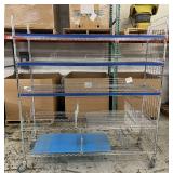 MSRP $2000 Like New High Quality Heavy Duty InterMetro Super Erecta Shelving System 5 Tier Stainless Steel Chrome Finish NSF Wire Storage Cart Truck With Locking Casters & Bumper Guards 80"x72"x24 MSRP $2000 Like New High Quality Heavy Duty InterMetro Super Erecta Shelving System 5 Tier Stainless Steel Chrome Finish NSF Wire Storage Cart Truck With Locking Casters & Bumper Guards 80"x72"x24