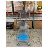 MSRP $2000 Like New High Quality Heavy Duty InterMetro Super Erecta Shelving System 5 Tier Stainless Steel Chrome Finish NSF Wire Storage Cart Truck With Locking Casters & Bumper Guards 80"x72"x24 MSRP $2000 Like New High Quality Heavy Duty InterMetro Super Erecta Shelving System 5 Tier Stainless Steel Chrome Finish NSF Wire Storage Cart Truck With Locking Casters & Bumper Guards 80"x72"x24
