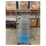 MSRP $2600 High Quality Heavy Duty Technibilt Shelving System TSS 7 Tier Stainless Steel Chrome Finish NSF Wire Storage Cart Truck With Casters & Bumper Guards 78"x70"x24" *Up to 850 lbs per shelf MSRP $2600 High Quality Heavy Duty Technibilt Shelving System TSS 7 Tier Stainless Steel Chrome Finish NSF Wire Storage Cart Truck With Casters & Bumper Guards 78"x70"x24" *Up to 850 lbs per shelf