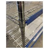 MSRP $2000 Like New High Quality Heavy Duty Technibilt Shelving System TSS 5 Tier Stainless Steel Chrome Finish NSF Wire Storage Cart Truck With Casters & Bumper Guards 80"x60"x30" *Up to 850 lbs  MSRP $2000 Like New High Quality Heavy Duty Technibilt Shelving System TSS 5 Tier Stainless Steel Chrome Finish NSF Wire Storage Cart Truck With Casters & Bumper Guards 80"x60"x30" *Up to 850 lbs