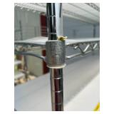 MSRP $2000 High Quality Heavy Duty InterMetro Super Erecta Shelving System 5 Tier Stainless Steel Chrome Finish NSF Wire Storage Cart Truck With Locking Casters 80"x72"x24" *Up to 800 lbs per shelf -  MSRP $2000 High Quality Heavy Duty InterMetro Super Erecta Shelving System 5 Tier Stainless Steel Chrome Finish NSF Wire Storage Cart Truck With Locking Casters 80"x72"x24" *Up to 800 lbs per shelf -