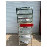 MSRP $5000 Like New Technibilt SmartCell HD High Density Storage System Cart With 18 Slide Out Baskets With Locking Wheels - This Fantastic High Quality Cart has all of its wheels! - Contents In Baske MSRP $5000 Like New Technibilt SmartCell HD High Density Storage System Cart With 18 Slide Out Baskets With Locking Wheels - This Fantastic High Quality Cart has all of its wheels! - Contents In Baske