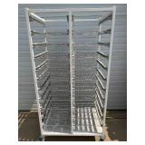 MSRP $3800 Belintra Sterilization Transport Trolley Rack Storage System With Antimicrobia lBACT-O-STOP* Coating! - Like New Condition - 16 Slide Out Wire Shelves Included! 70.5" x 25.75" x 35.25" MSRP $3800 Belintra Sterilization Transport Trolley Rack Storage System With Antimicrobia lBACT-O-STOP* Coating! - Like New Condition - 16 Slide Out Wire Shelves Included! 70.5" x 25.75" x 35.25"