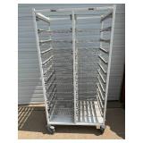 MSRP $3800 Belintra Sterilization Transport Trolley Rack Storage System With Antimicrobia lBACT-O-STOP* Coating! - Like New Condition - 16 Slide Out Wire Shelves Included! 70.5" x 25.75" x 35.25" MSRP $3800 Belintra Sterilization Transport Trolley Rack Storage System With Antimicrobia lBACT-O-STOP* Coating! - Like New Condition - 16 Slide Out Wire Shelves Included! 70.5" x 25.75" x 35.25"