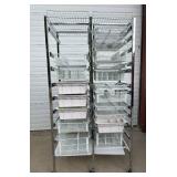 MSRP $3000 Like New Technibilt SmartCell HD High Density Storage System Cart With 18 Slide Out Baskets With Locking Wheels - This Fantastic High-Quality Cart has all of its wheels! - Contents In Baske MSRP $3000 Like New Technibilt SmartCell HD High Density Storage System Cart With 18 Slide Out Baskets With Locking Wheels - This Fantastic High-Quality Cart has all of its wheels! - Contents In Baske