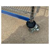 MSRP $2000 Like New High Quality Heavy Duty InterMetro Super Erecta Shelving System 5 Tier Stainless Steel Chrome Finish NSF Wire Storage Cart Truck With Locking Casters & Bumper Guards 80"x60"x24 MSRP $2000 Like New High Quality Heavy Duty InterMetro Super Erecta Shelving System 5 Tier Stainless Steel Chrome Finish NSF Wire Storage Cart Truck With Locking Casters & Bumper Guards 80"x60"x24