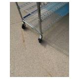 MSRP $2400 Like New High Quality Heavy Duty Cari-All Healthcare Shelving System 6 Tier Stainless Steel Chrome Finish NSF Wire Storage Cart Truck With Locking Casters *Up to 850 lbs per shelf MSRP $2400 Like New High Quality Heavy Duty Cari-All Healthcare Shelving System 6 Tier Stainless Steel Chrome Finish NSF Wire Storage Cart Truck With Locking Casters *Up to 850 lbs per shelf