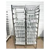 MSRP $3000 Like New Technibilt SmartCell HD High Density Storage System Cart With 19 Slide Out Baskets - This Fantastic High-Quality Cart has all of its wheels! - This System Has Removable Dividers In MSRP $3000 Like New Technibilt SmartCell HD High Density Storage System Cart With 19 Slide Out Baskets - This Fantastic High-Quality Cart has all of its wheels! - This System Has Removable Dividers In