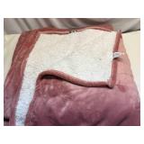 Bare Fleece/Sherpa Lined Blanket/Throw 84"x87" Bare Fleece/Sherpa Lined Blanket/Throw 84"x87"