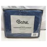 Bare Over Sized King Sandwashed Duvet Cover Set Bare Over Sized King Sandwashed Duvet Cover Set