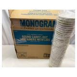 250x 8oz Round Carry Out Containers with Lids 250x 8oz Round Carry Out Containers with Lids