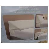 Queen Bed Wedge Pillow with Side Pockets