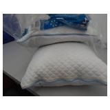 Set of 2 Queen Purlux Gel Memory Foam Adjustable Comfort Cooling Pillows