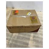 (NEW) 14 in. W x 12 in. H x 4 in. D Stainless Steel Bathroom Shower Wall Niche in Brushed Stainless Steel (NEW) 14 in. W x 12 in. H x 4 in. D Stainless Steel Bathroom Shower Wall Niche in Brushed Stainless Steel