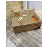 (NEW) 14 in. W x 12 in. H x 4 in. D Stainless Steel Bathroom Shower Wall Niche in Brushed Stainless Steel (NEW) 14 in. W x 12 in. H x 4 in. D Stainless Steel Bathroom Shower Wall Niche in Brushed Stainless Steel