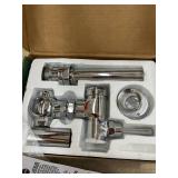 (2 PACK) (open box) American Standard Manual 1.28 GPF 11.5 in. Rough-In Toilet Flush Valve in Polished Chrome (2 PACK) (open box) American Standard Manual 1.28 GPF 11.5 in. Rough-In Toilet Flush Valve in Polished Chrome