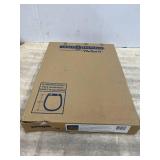 JONES STEPHENS Oak Designer Wood Elongated Toilet Seat with Cover, Chrome Hinges JONES STEPHENS Oak Designer Wood Elongated Toilet Seat with Cover, Chrome Hinges